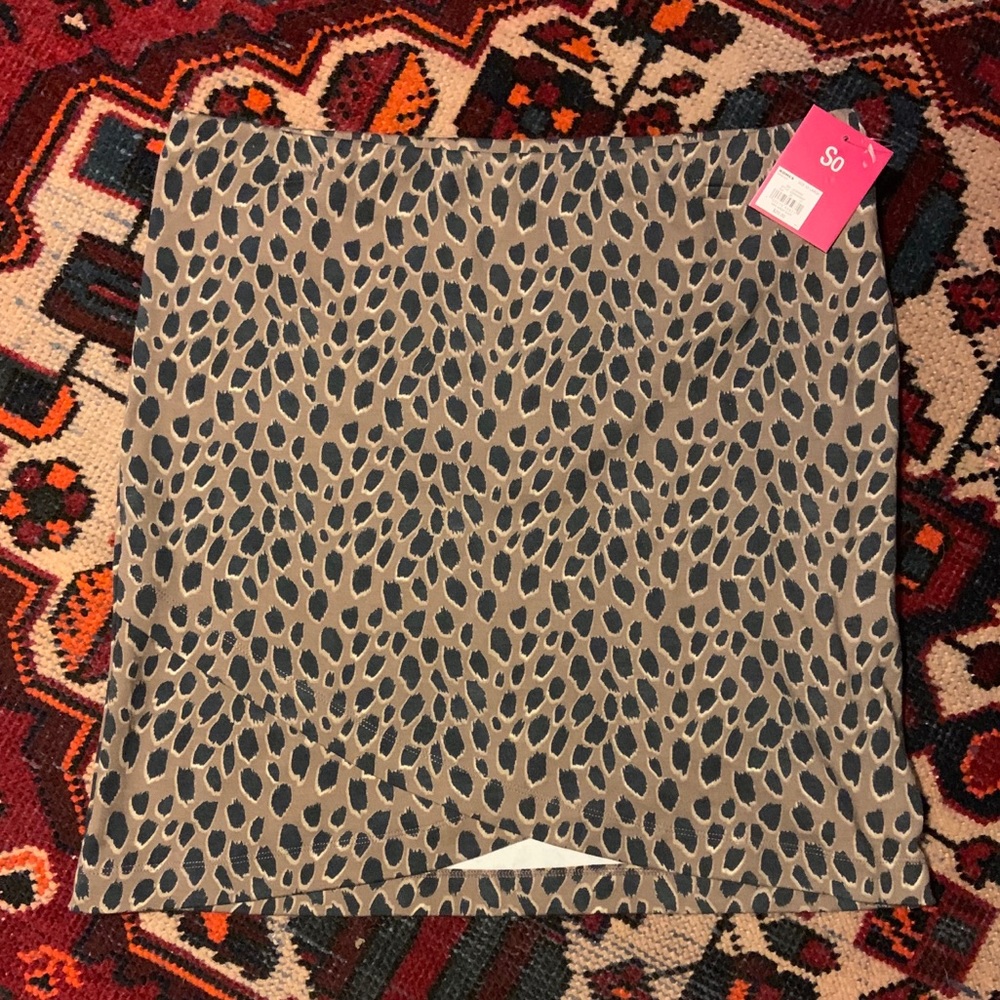 Leopard Print Skirt (NWT)